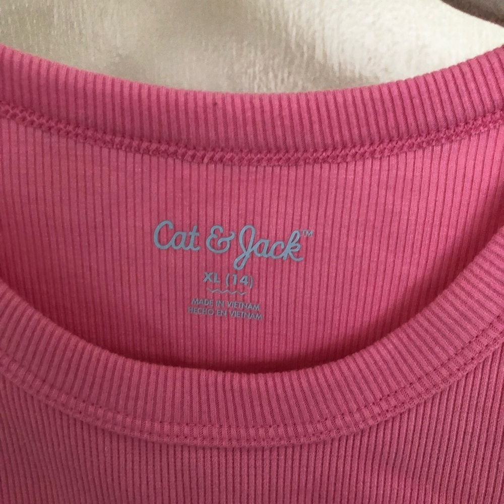 y2k Pink Ribbed Top - Picture 3 of 4